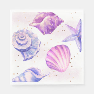Shellebrate Party Paper Napkins Serviette
