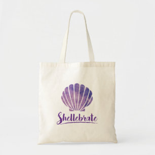 Shellebrate Seashell Pun Beach Party Tragetasche