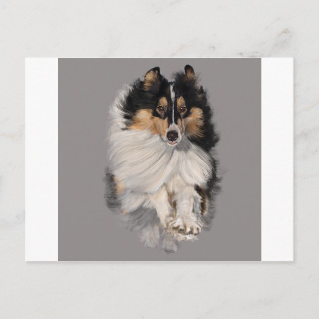 Shellie unterwegs postkarte (Vorderseite)