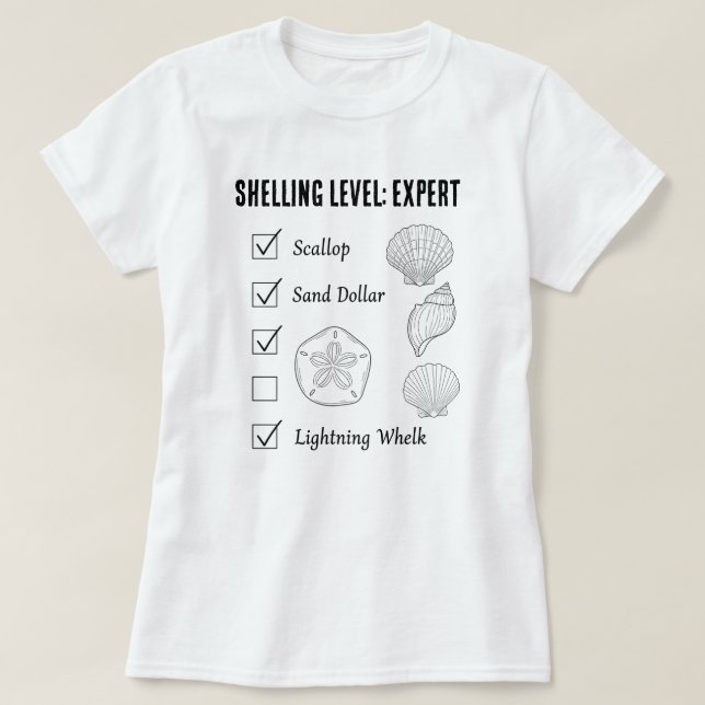 Shelling Level: Expert Shelling T-Shirt (Design vorne)