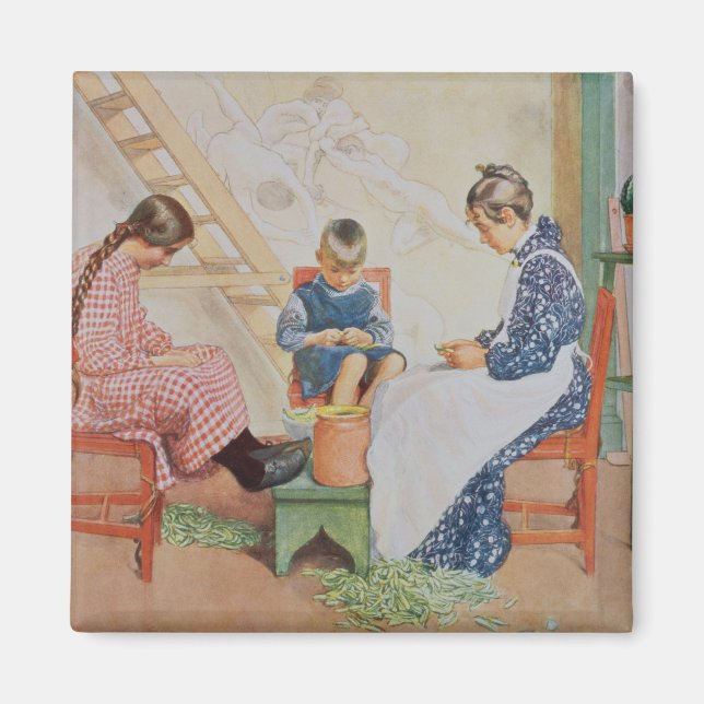 Shelling Peas, pub. in 'Lasst Licht Hinin'(`Gelass Magnet (Vorne)