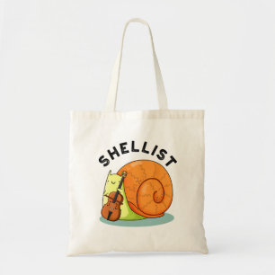 Shellist Funny Snail Cello Pun Tragetasche