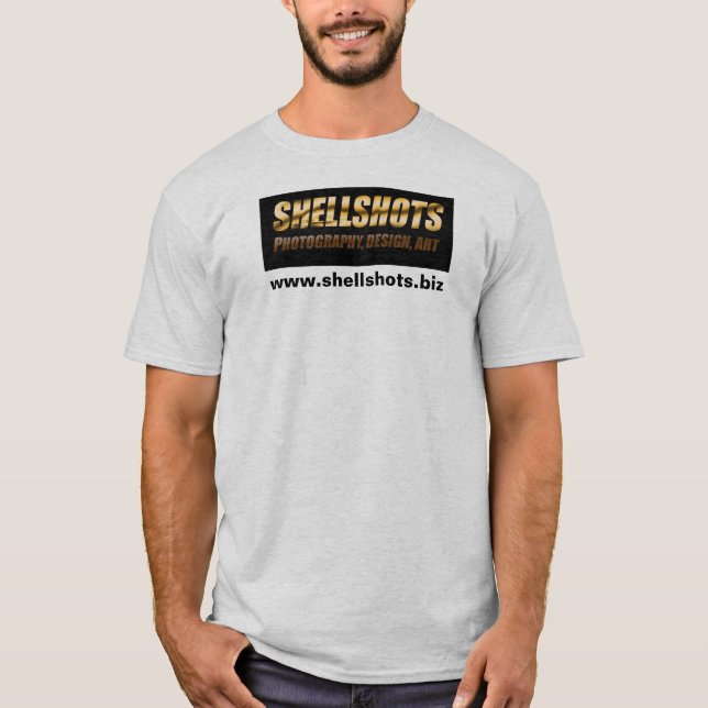 shellshots Logo, www.shellshots.biz T-Shirt (Vorderseite)
