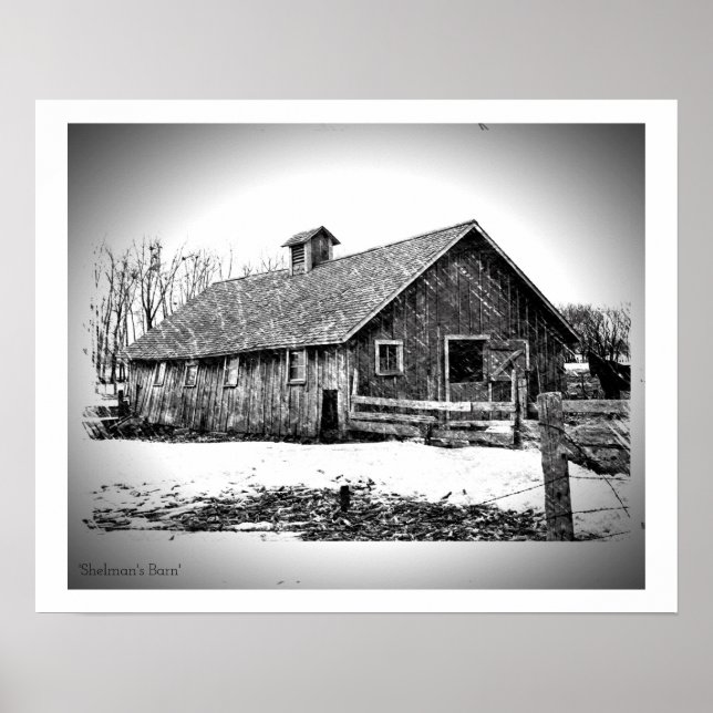 Shelman's Barn Wall Art Poster (Vorne)