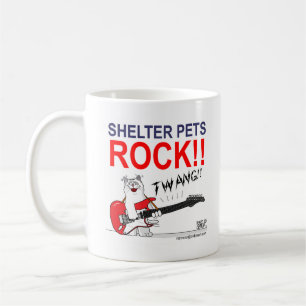 Shelter Pets Rock!! Kaffeetasse