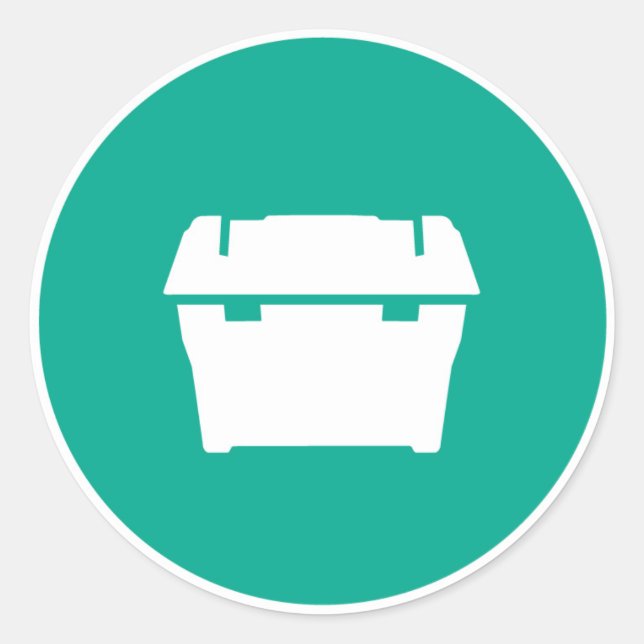 ShelterBox-Aufkleber Runder Aufkleber (Vorderseite)