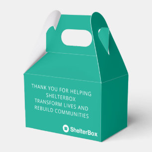 ShelterBox brannte Bevorzugungs-Kasten ein Geschenkschachtel