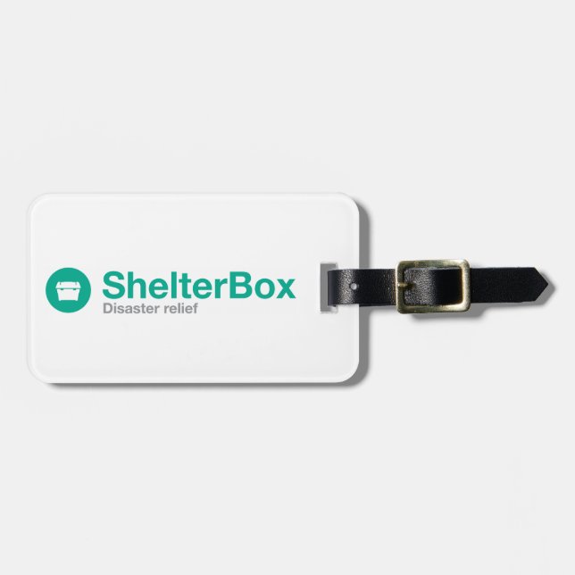 ShelterBox Gepäckanhänger (Vorderseite horizontal)