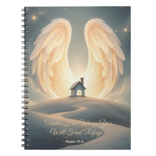 Sheltering Wings - Christian Prayer & Hope Journal Notizblock (Vorderseite)