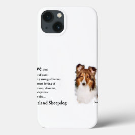 Sheltie Art Liebe ist Case-Mate iPhone Hülle