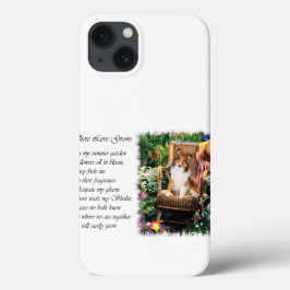 Sheltie Art spendet Sommergarten iPhone 13 Hülle
