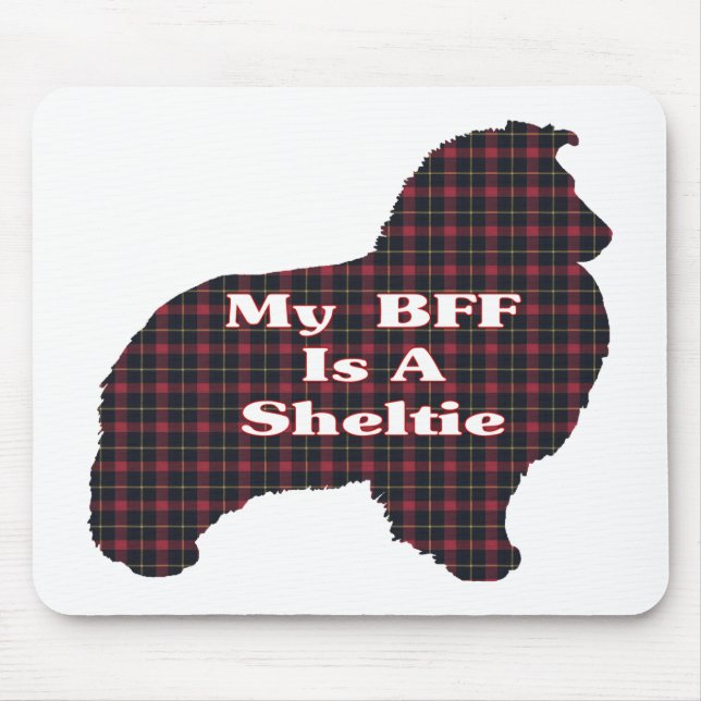 Sheltie BESTE FREUNDIN Geschenke Mousepad (Vorne)