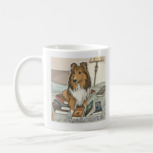 Sheltie & Bücher Kaffeetasse