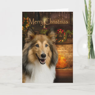 Sheltie Christmas Card Feiertagskarte