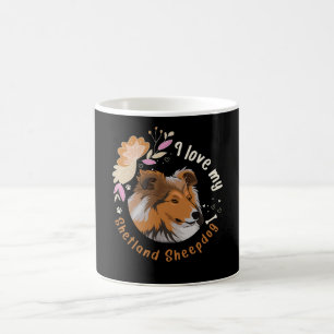 Sheltie Dog Shetland Sheepdog Geschenk Idee Kaffeetasse