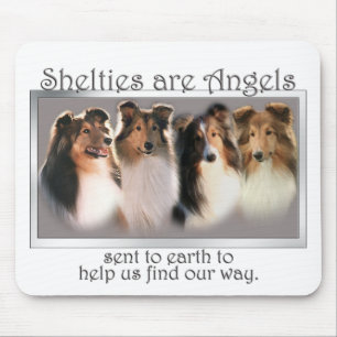 Sheltie Engel Mouspad Mousepad