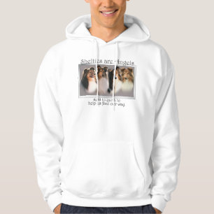 Sheltie Engels-Shirt Hoodie