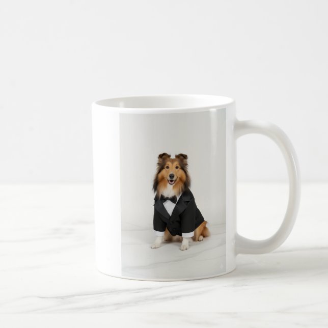 Sheltie Groom Kaffeetasse (Rechts)
