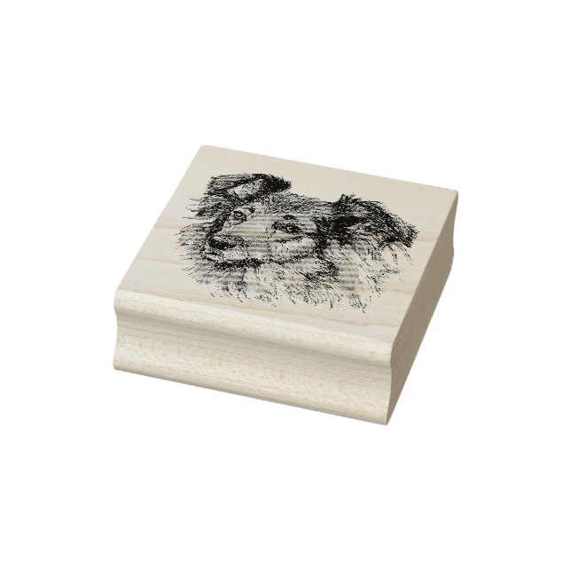 Sheltie Gummistempel (Stempel)