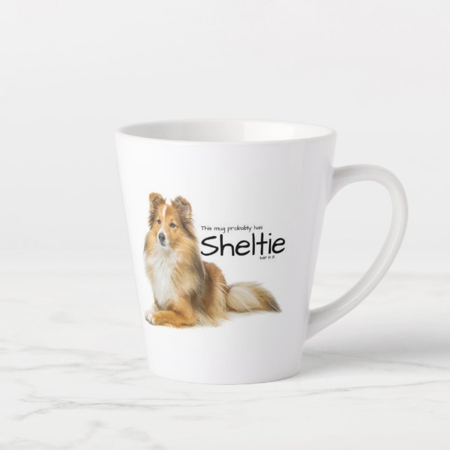 Sheltie Hair Milchtasse (Rechts)