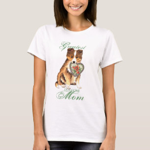 Sheltie Herz-Mama T-Shirt