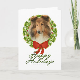 Sheltie Holiday #3 Karte