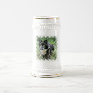 Sheltie Hundebild-Bier Stein Bierglas