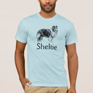 Sheltie Hundegraphik T-Shirt