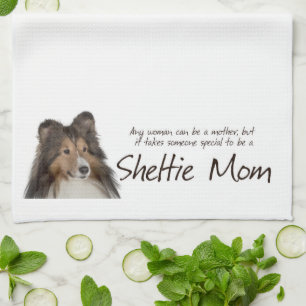 Sheltie Mama-Küchen-Tuch Handtuch