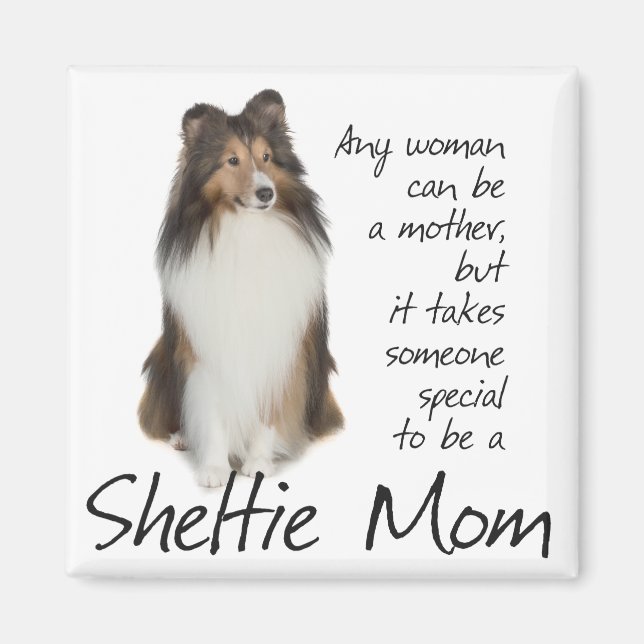 Sheltie Mama Magnet (Vorne)