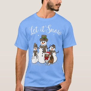 Sheltie Mama Schneemann Leopard Print546 T-Shirt