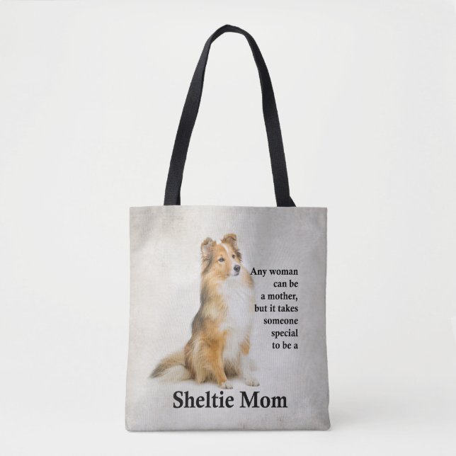 Sheltie Mama-Tasche (Vorderseite)
