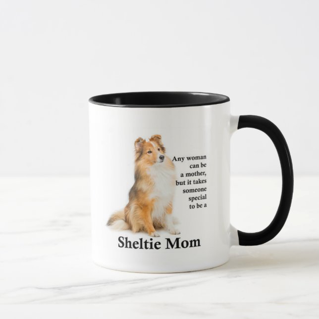Sheltie Mama Tasse (Rechts)