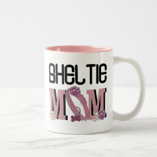 Sheltie MAMA Zweifarbige Tasse