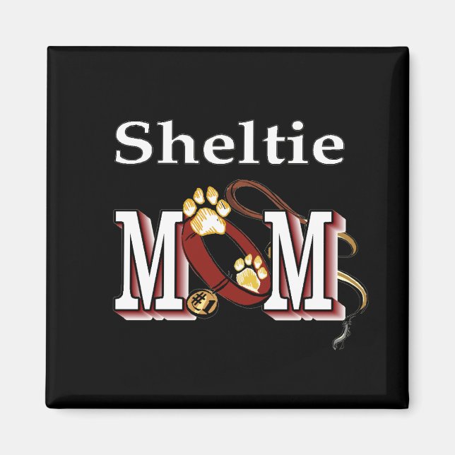 sheltie Mom Magnet (Vorne)