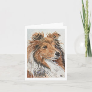 Sheltie Notecards Karte