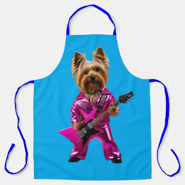 Sheltie Rock Star Apron Schürze (Vorderseite)