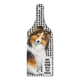 Sheltie -Sable Käsebrett Schneidebrett