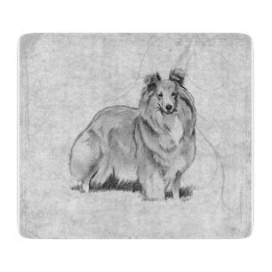 Sheltie Schneidebrett