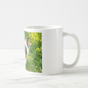 Sheltie Shetland Sheepdog Painting Tasse