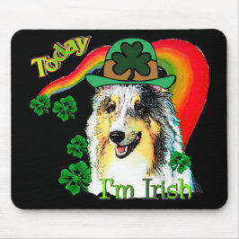 Sheltie St. Patricks Day Mousepad