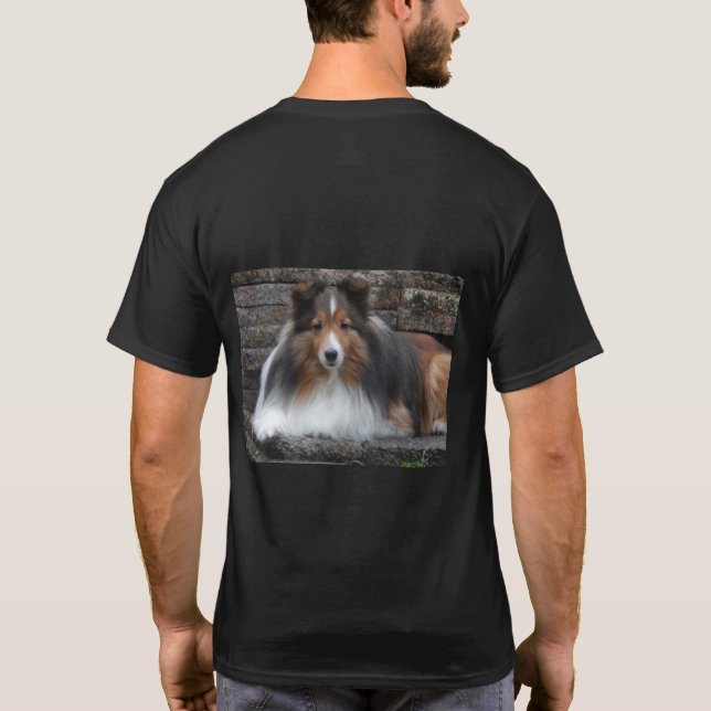 Sheltie T - Shirt auf zwei Seiten (Rückseite)