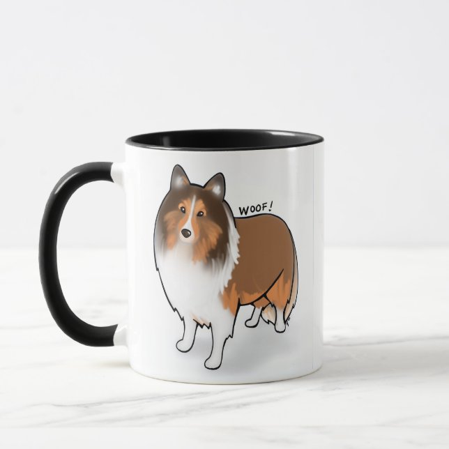 Sheltie Tasse (Links)