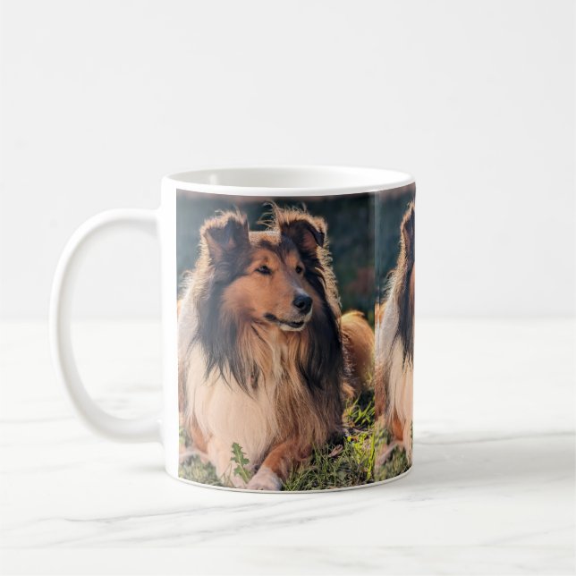 Sheltie-Tasse Kaffeetasse (Links)