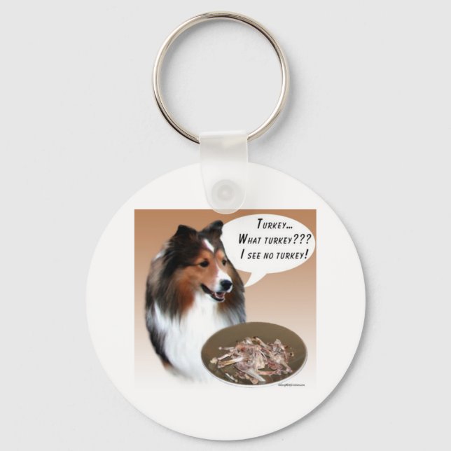 Sheltie Türkei Schlüsselanhänger (Vorderseite)
