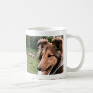 Sheltie u. Schaf-Tasse Kaffeetasse