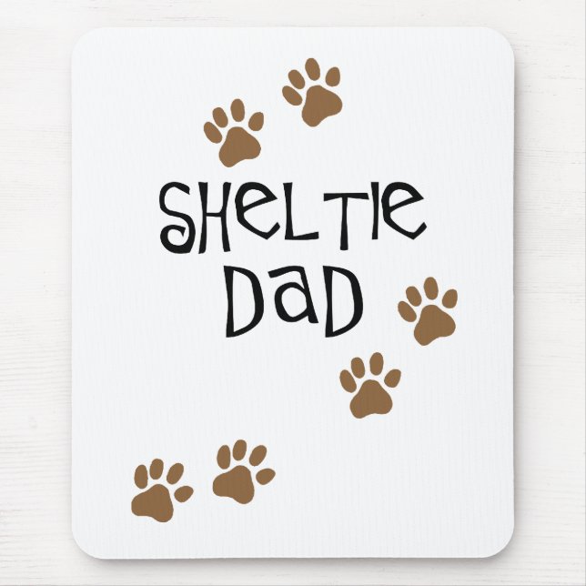 Sheltie Vater Mousepad (Vorne)