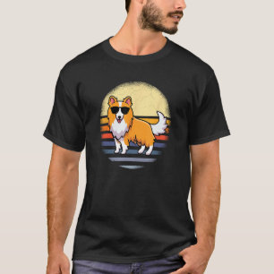 Sheltie Vintag Funny Shetland Sheepdog Besitzer Hu T-Shirt
