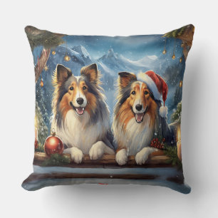 Shelties Holidays Design by Rich AMeN Gill Kissen