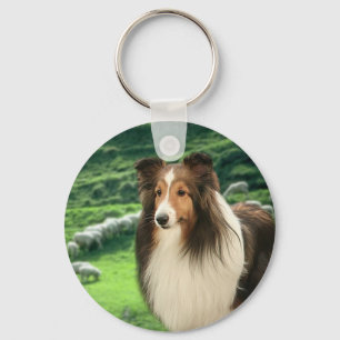 Shelties Lead Schlüsselanhänger